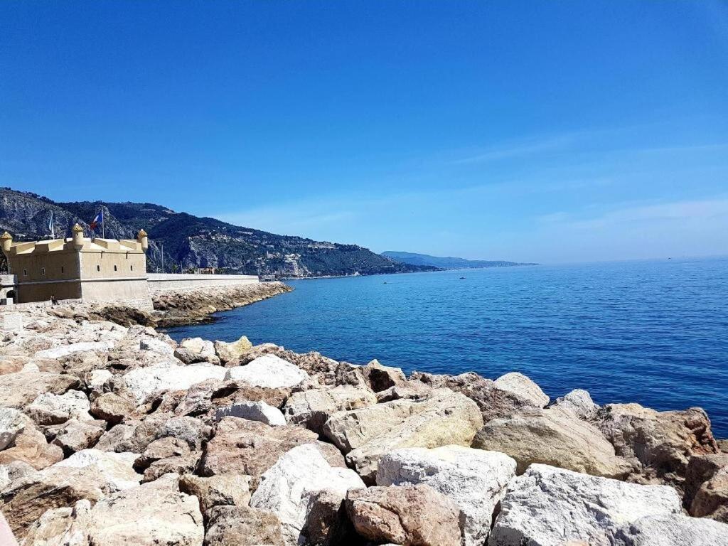 Le Coq Bleu D'Azur - Piscine - Parking! Apartman Menton Kültér fotó