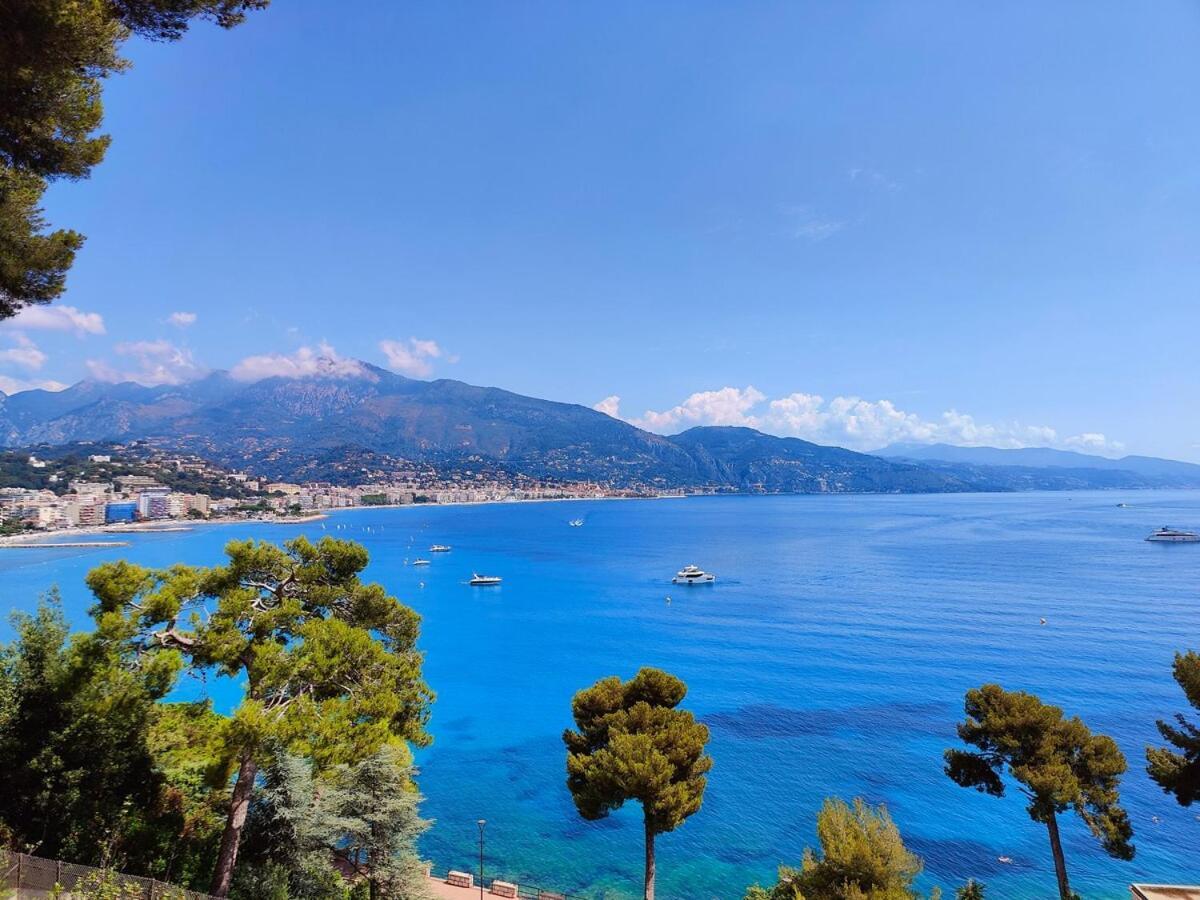 Le Coq Bleu D'Azur - Piscine - Parking! Apartman Menton Kültér fotó